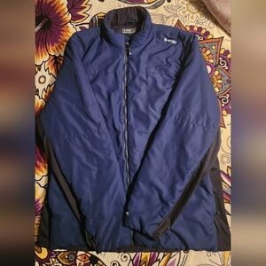 Hi-Tec Men's Navy and Black Puffer Jacket